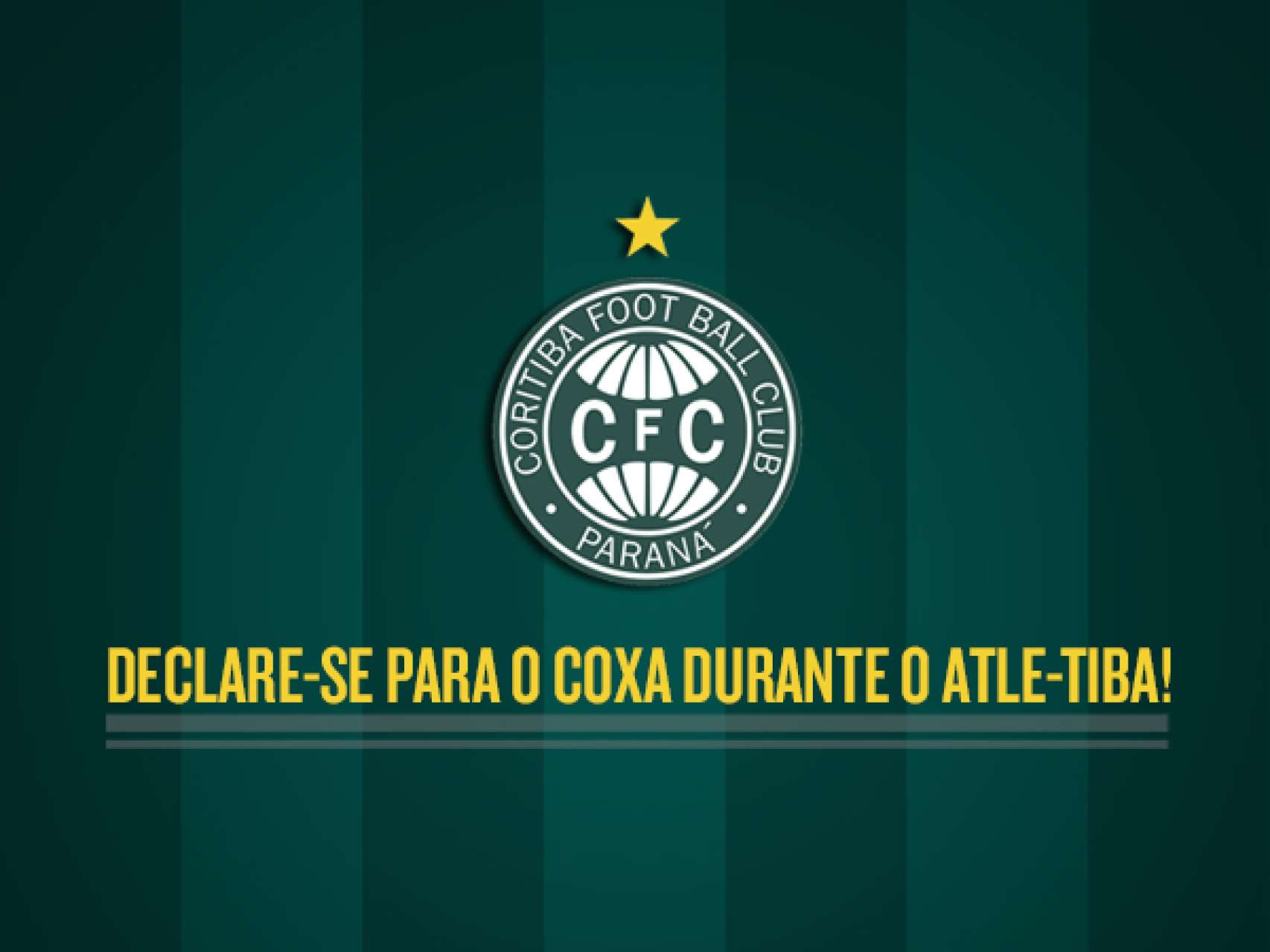 Declare-se ao Coxa em pleno Couto Pereira