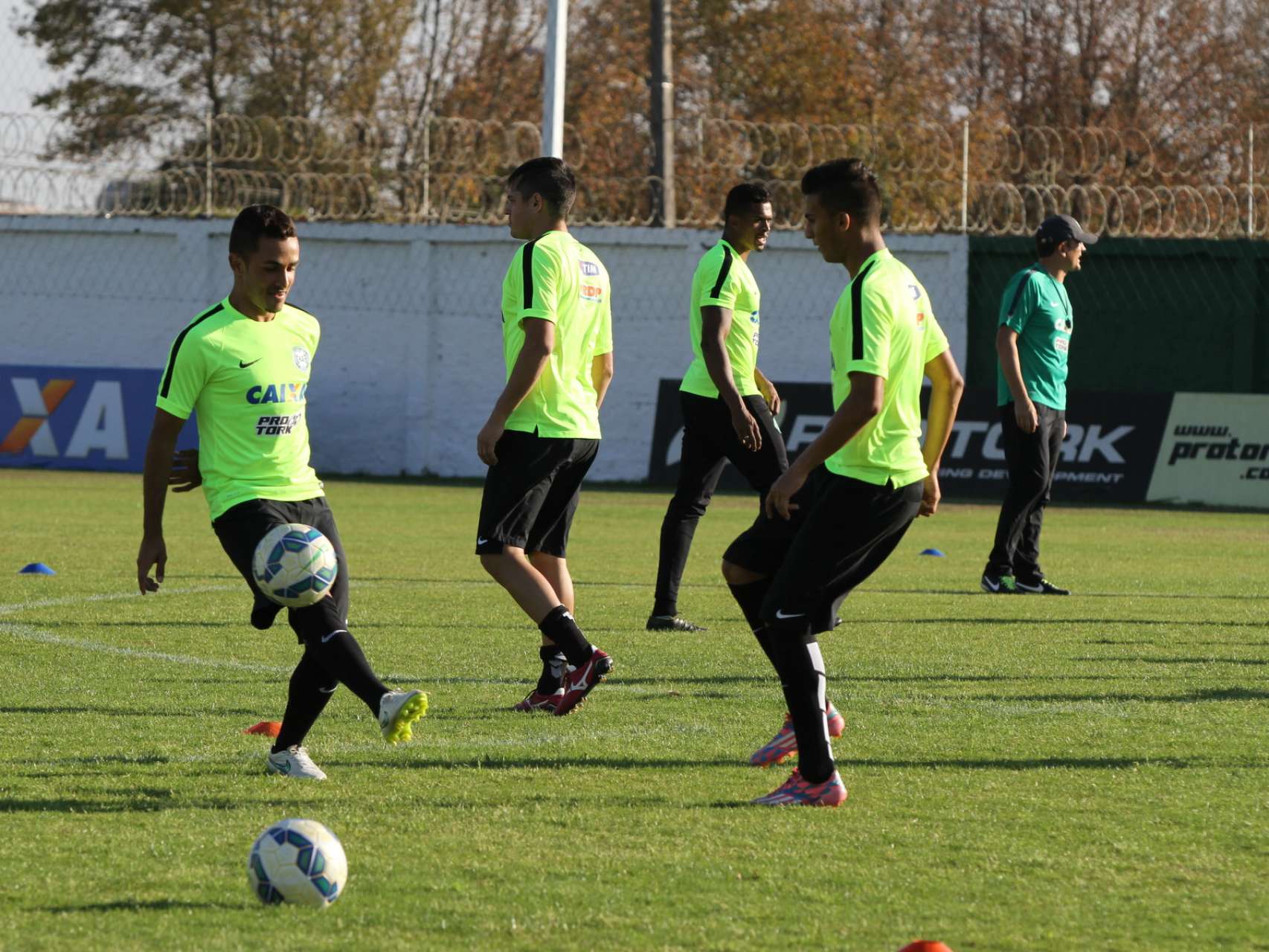 Galeria Coxa: Fotos do treino