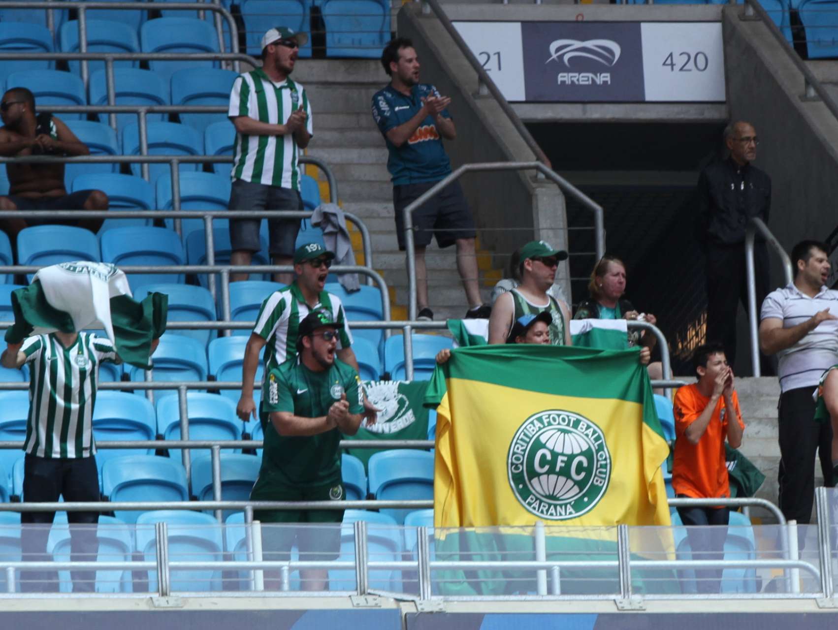S�cios no jogo Gr�mio x Coritiba