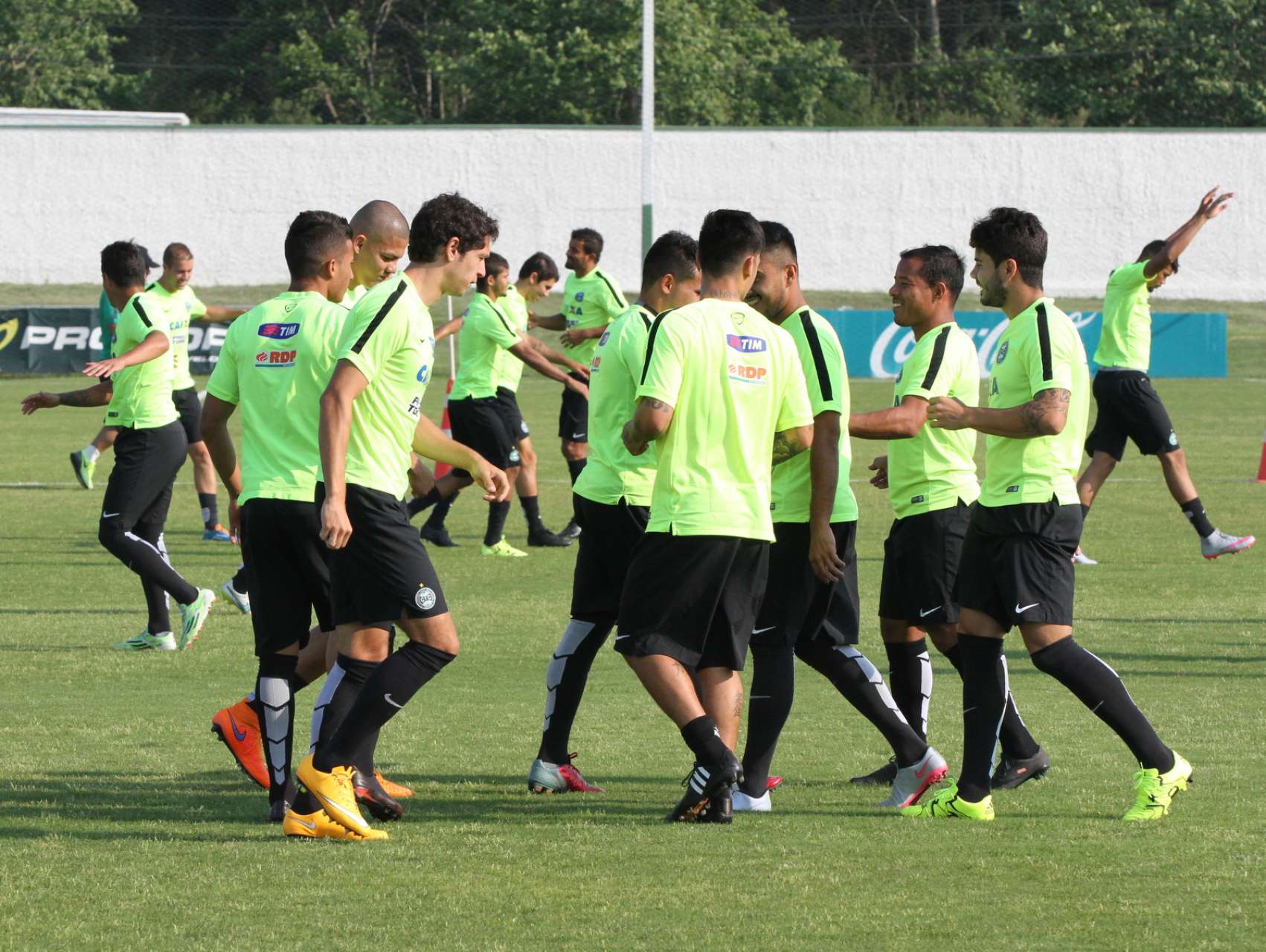 Galeria Coxa: treino sob calor