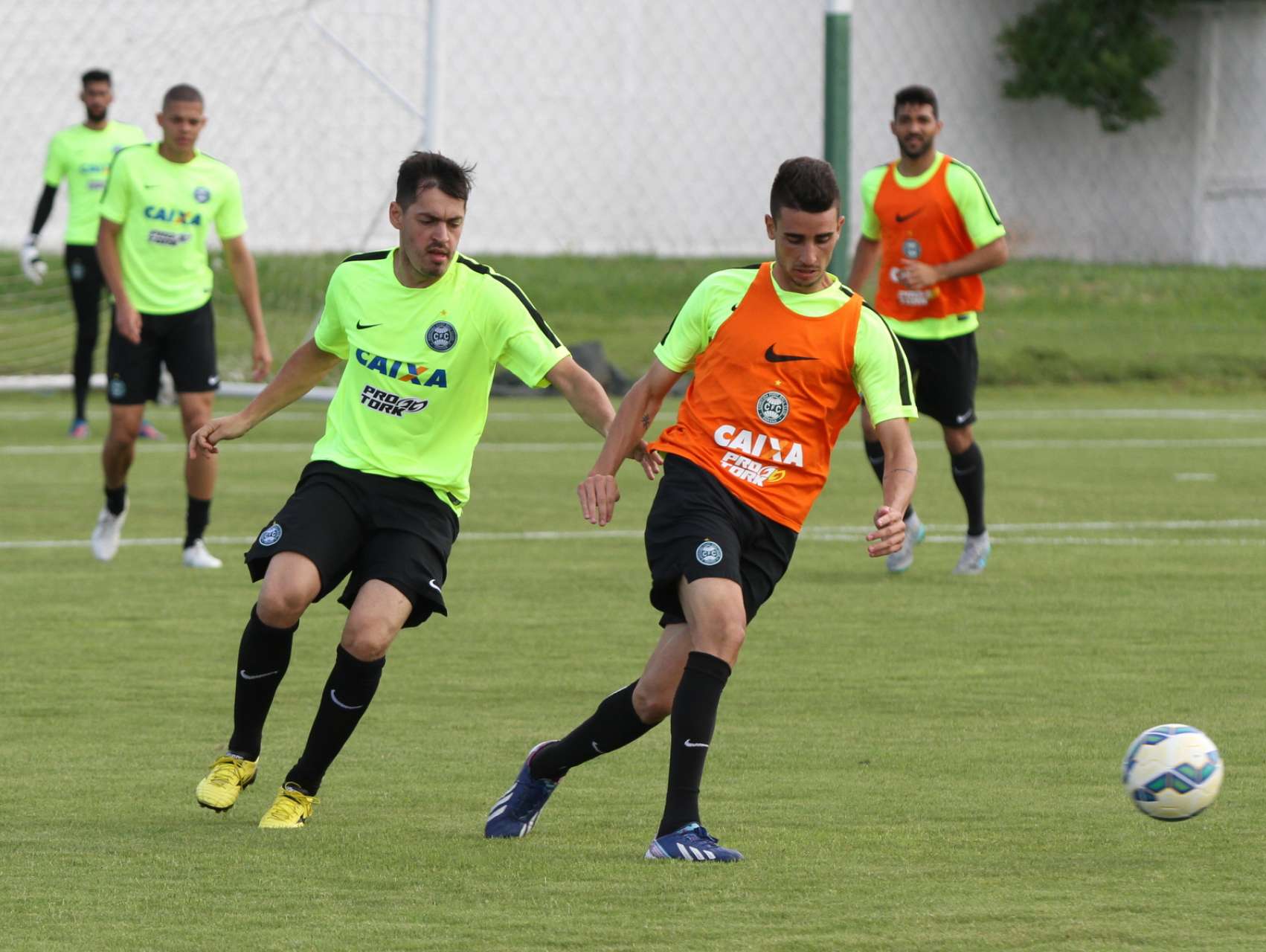 O treino em fotos