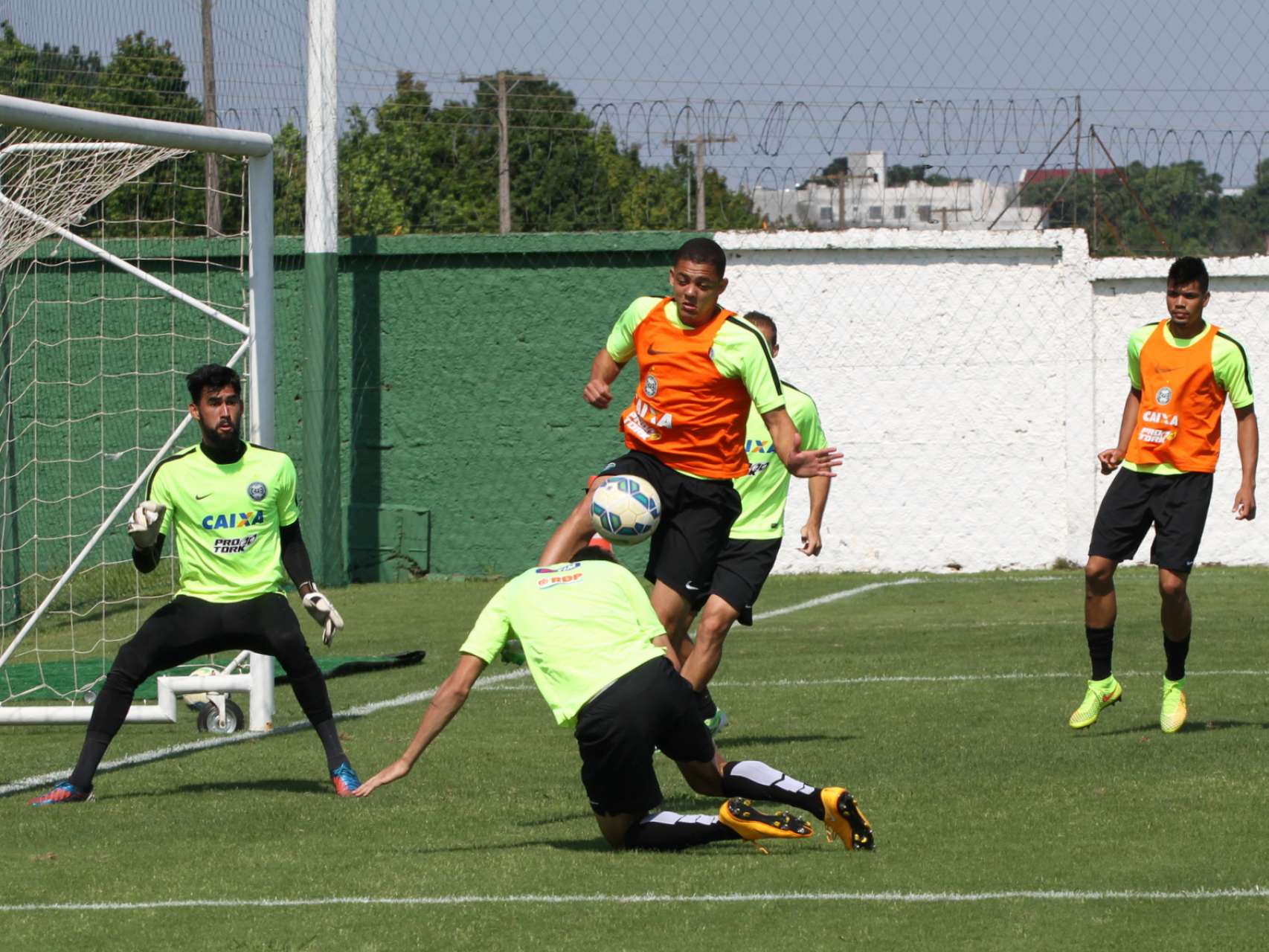 Fotos do treino de s�bado