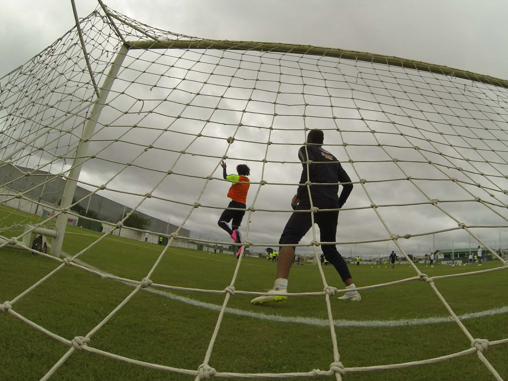 Fotos do treino da manh�