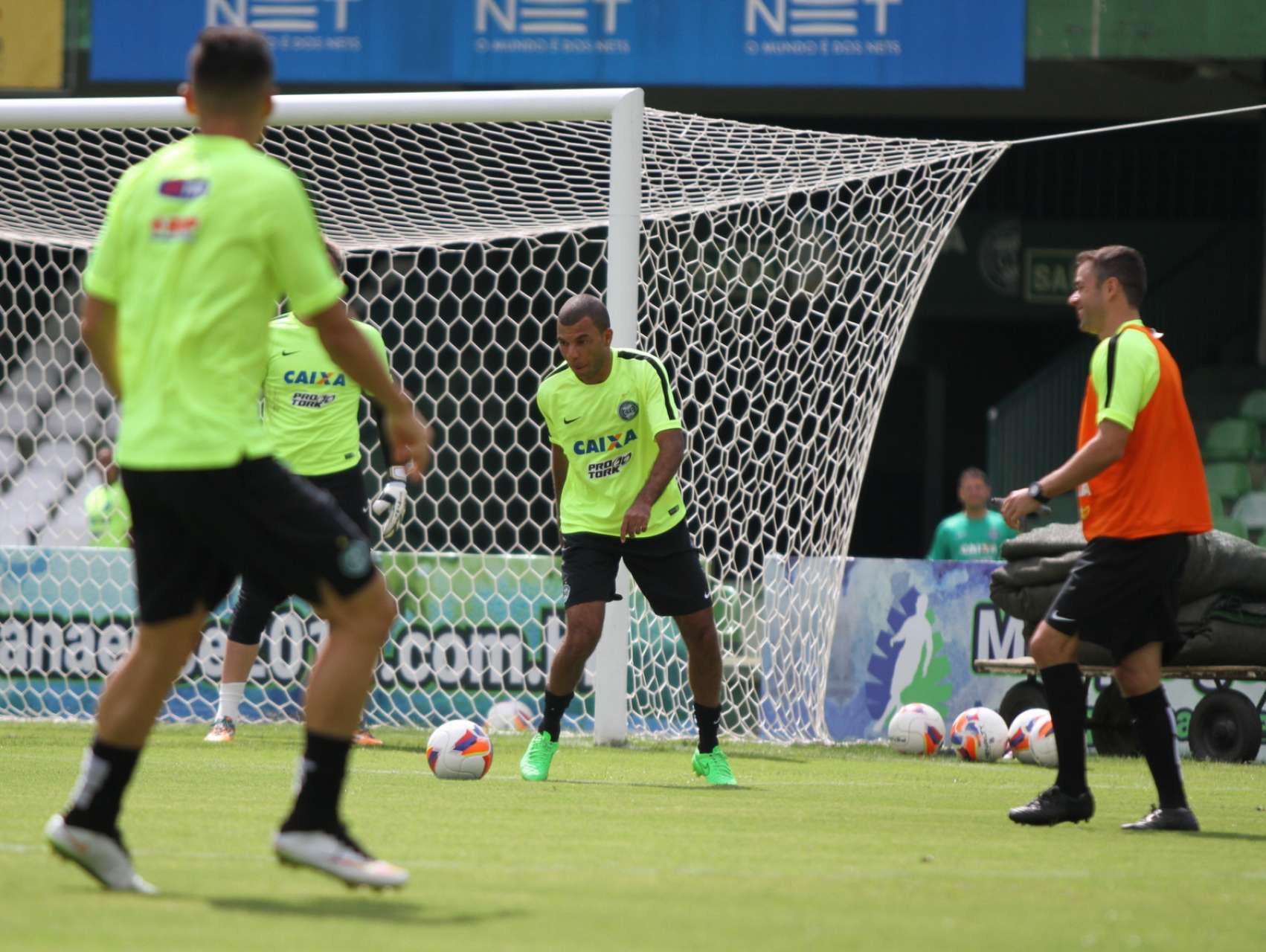 Treino na v�spera do cl�ssico