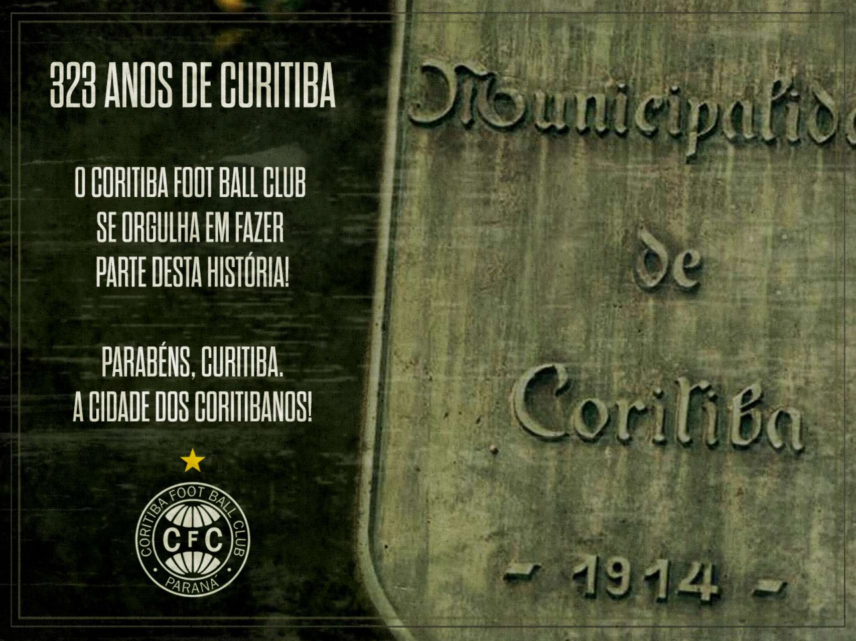 Parab�ns, Curitiba!