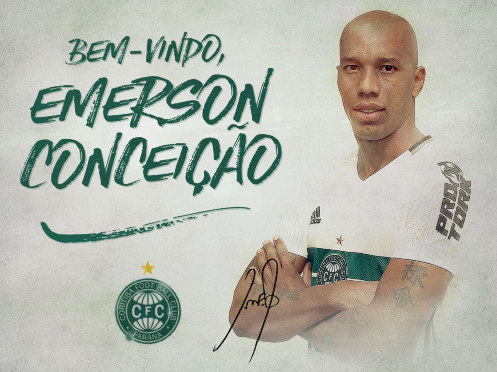 Emerson Concei��o assina com o Coxa