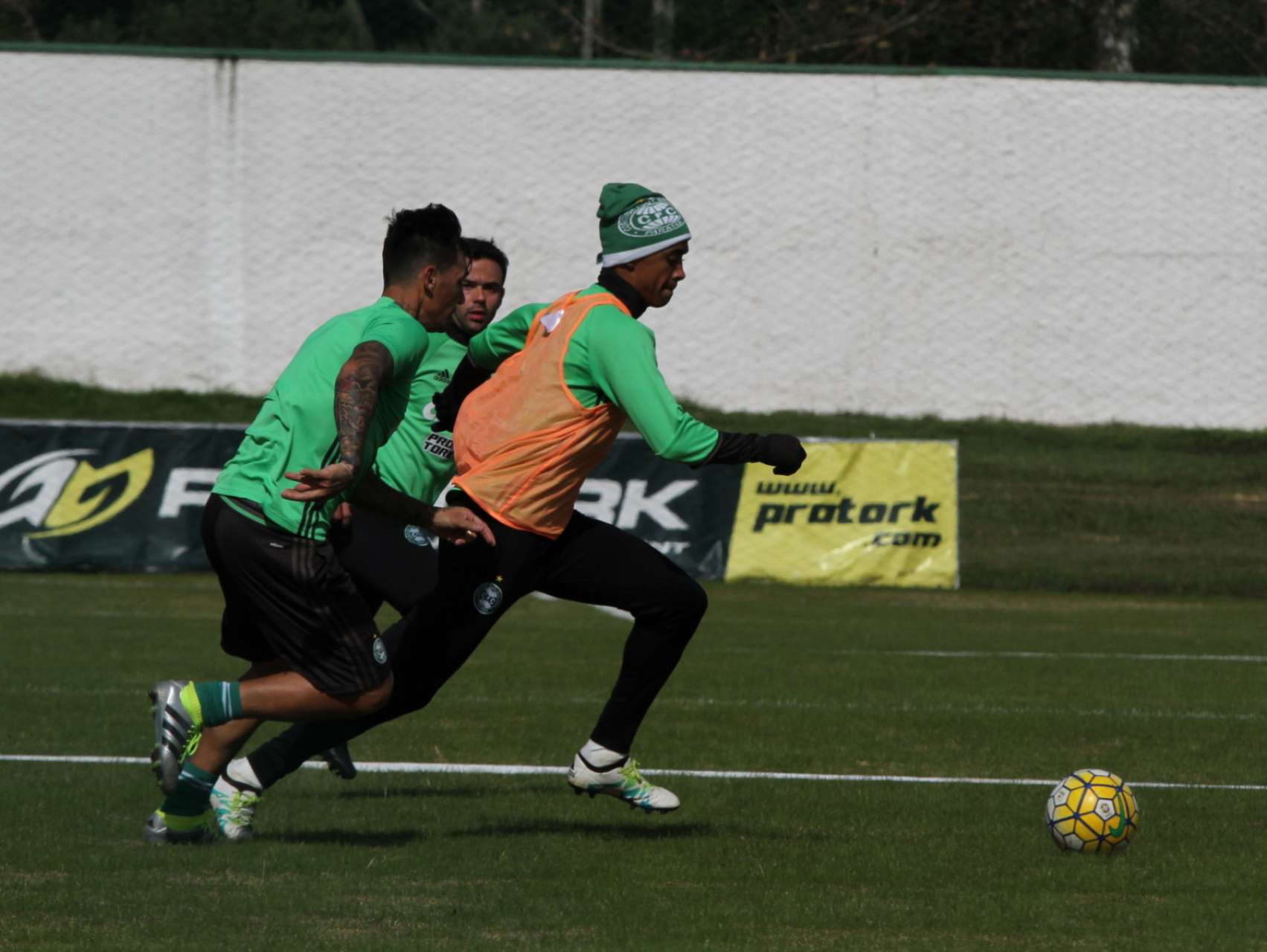 Galeria Coxa: imagens do treino de sexta