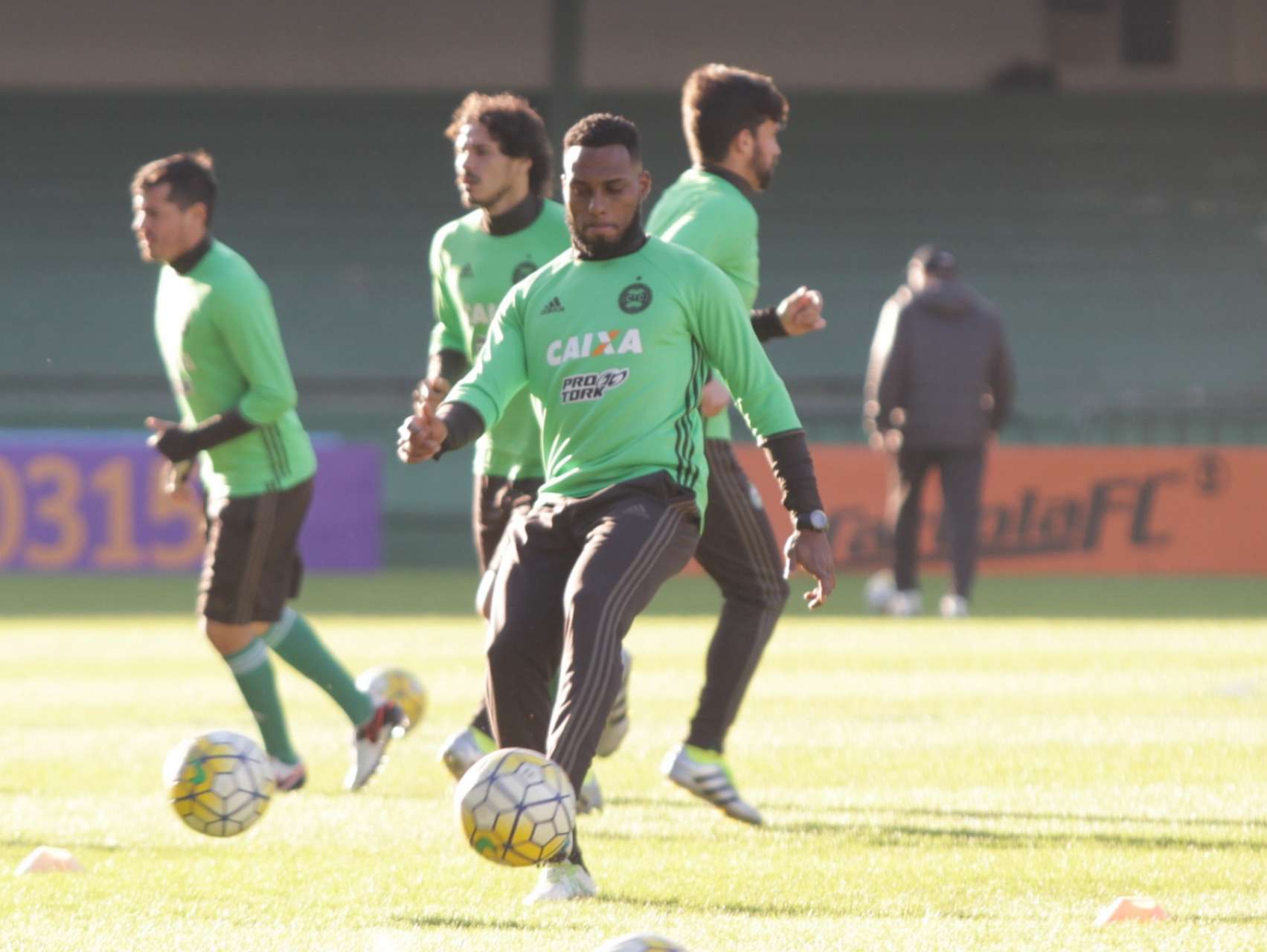 Treino em fotos